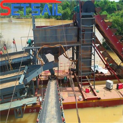 24~38m 総長 湖 川砂採掘用金とダイヤモンド採掘用ドレーガー