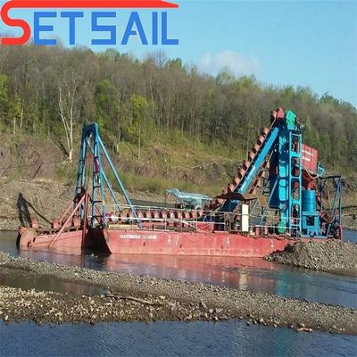 37kw-200kw 掘削湖 ゴールド ダイヤモンド チェーンバケツ 川鉱山設備