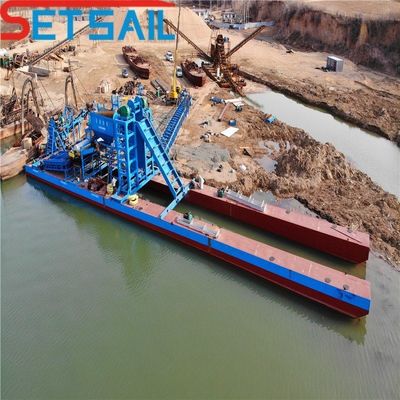 14L-39L 燃料総消費量 ゴールド・ダイヤモンド・マシン付きのバケツ・サンド・マッド・ドレーガー