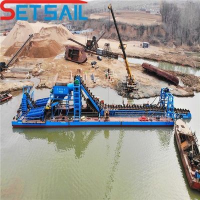 14L-39L 燃料総消費量 ゴールド・ダイヤモンド・マシン付きのバケツ・サンド・マッド・ドレーガー