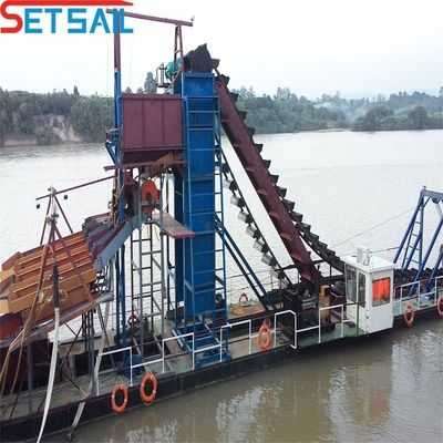 サイクロン型 鋳鉄鎖バケツ 金とダイヤモンド 砂砂採掘用ドレーガー