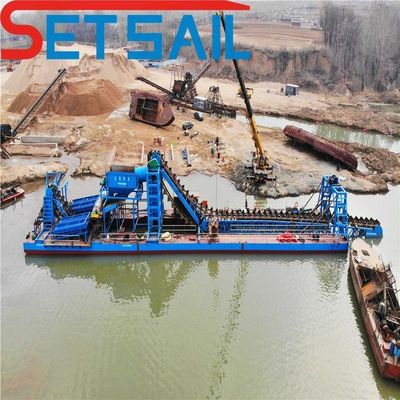 36000.000kg パッケージ 総重量 チェーン バケツ ゴールド リバー・ダイヤモンドの掘削設備