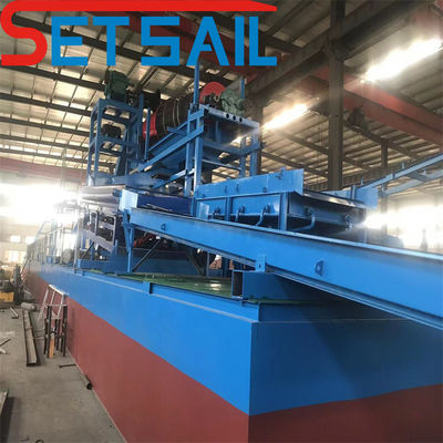 60m3-500m3 容量 チェーン バケット 川砂 掘削 機械 金 振動 シャトル