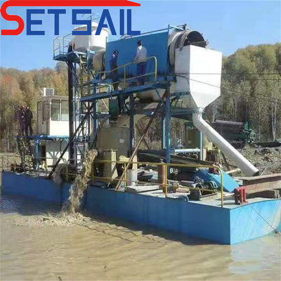 貯水池 チェーンバケツ付きの金鉱設備 5.5kw-20kw パワー 1.0m-2m 高さ