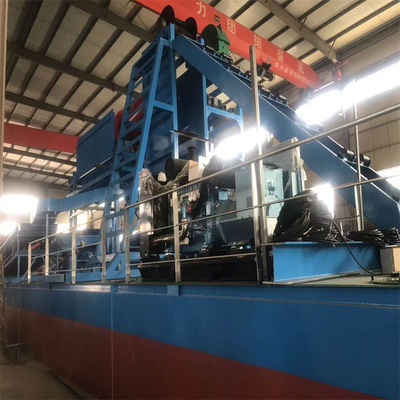 高生産性の川の金採掘用掘削船,ジグリング設備容量60m3-300m3