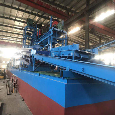 高生産性の川の金採掘用掘削船,ジグリング設備容量60m3-300m3