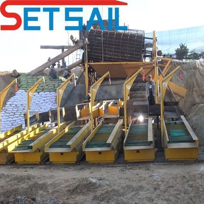 50-500トンの容量 遠心分離機 パワー 7.5-50kw 振動スライド付き金鉱機械