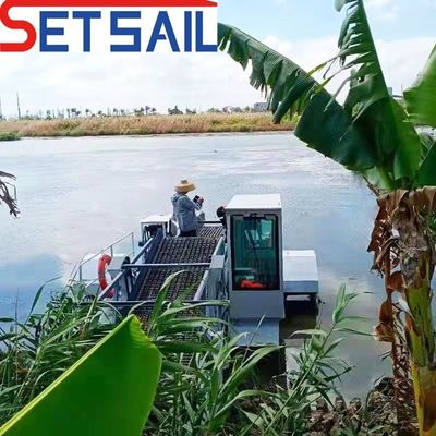 自動操作システム フローティング雑草刈り機 厚さ3m-7m 水浄化