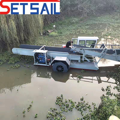 多螺旋水面浄化ボート 海底プラント ハーバスター 1-2人の乗客